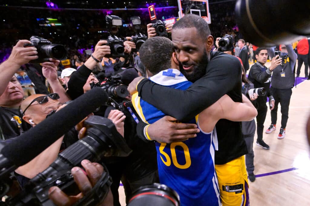 Curry, LeBron. Foto: SUSA / Icon Sport