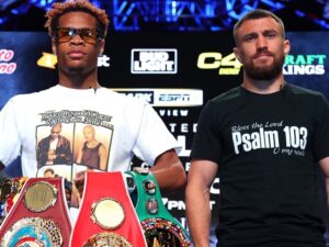 Boxe: Lomachenko supera guerra para lutar por cinturões contra Haney