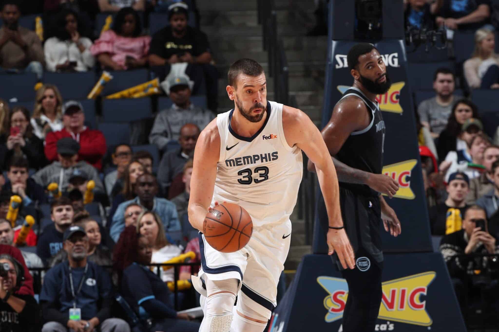 Marc Gasol, Memphis Grizzlies, NBA. Foto: Reprodução/Twitter/@memgrizz