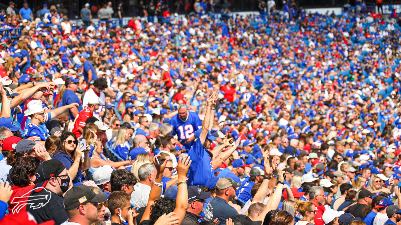 torcida Buffalo Bills. Foto: Reprodu&ccedil;&atilde;o/Twitter/@BuffaloBills