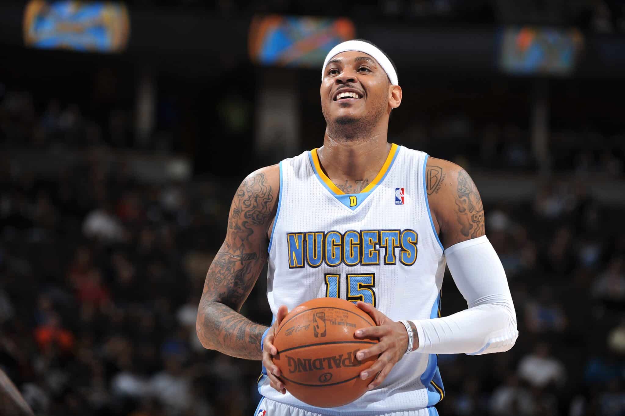 Carmelo Anthony, Denver Nuggets, NBA. Foto: Reprodução/Twitter/@nuggets