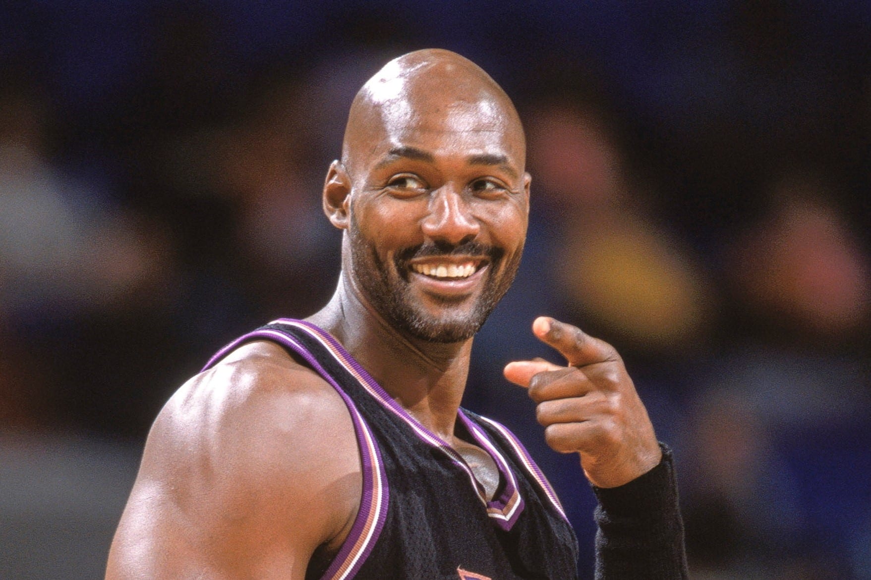 Karl Malone, Utah Jazz, NBA. Foto: Reprodução/Twitter/@NBA