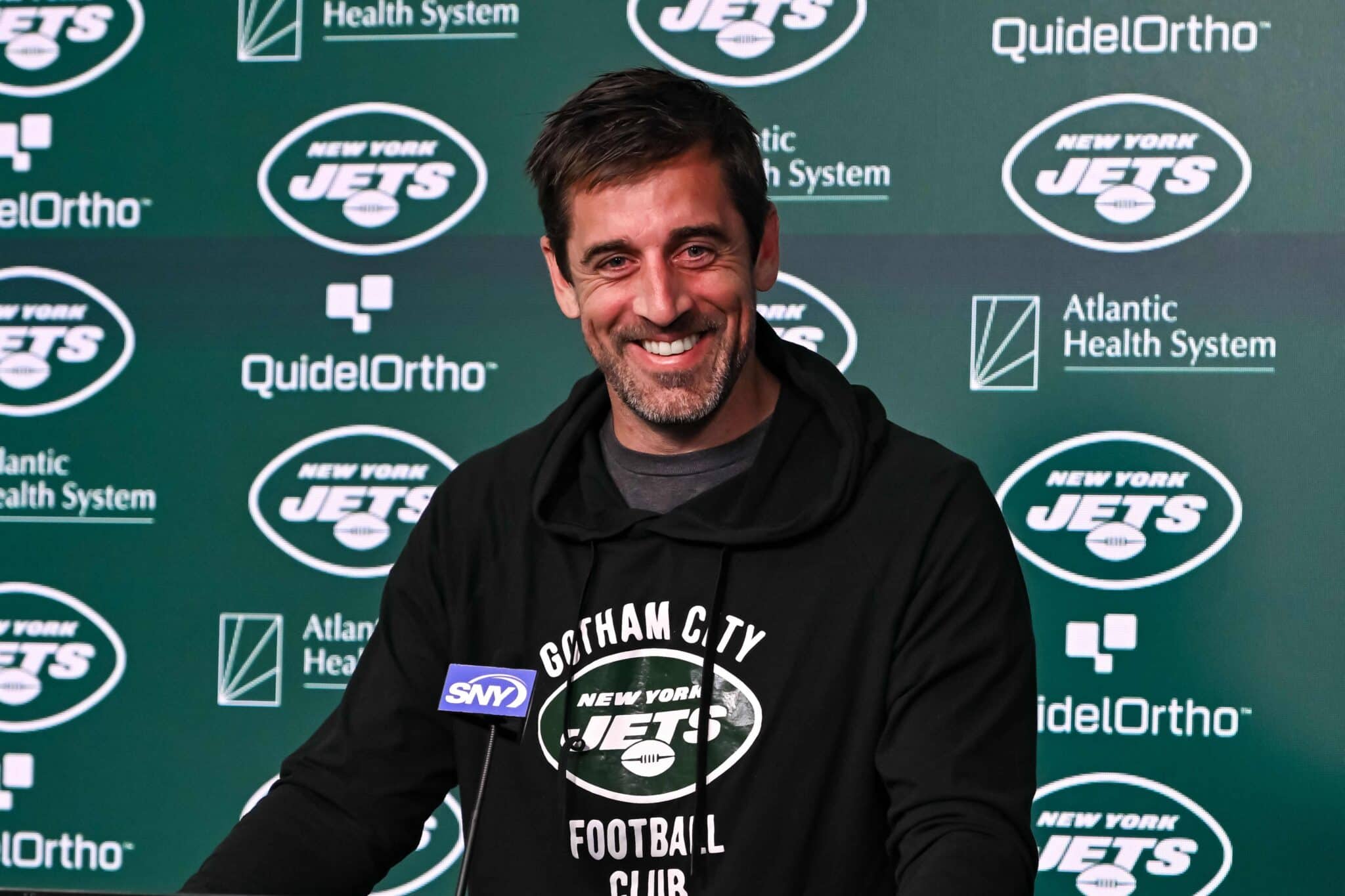 NFL: Aaron Rodgers deixa pista sobre o seu futuro no Jets