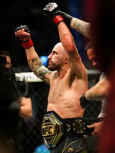 Volkanovski analisa revanche com Makhachev por cinturão no UFC 294: ‘quero finalizar cedo’