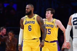 ‘LeBron age como um garoto’: Austin Reaves comenta convívio nos Lakers