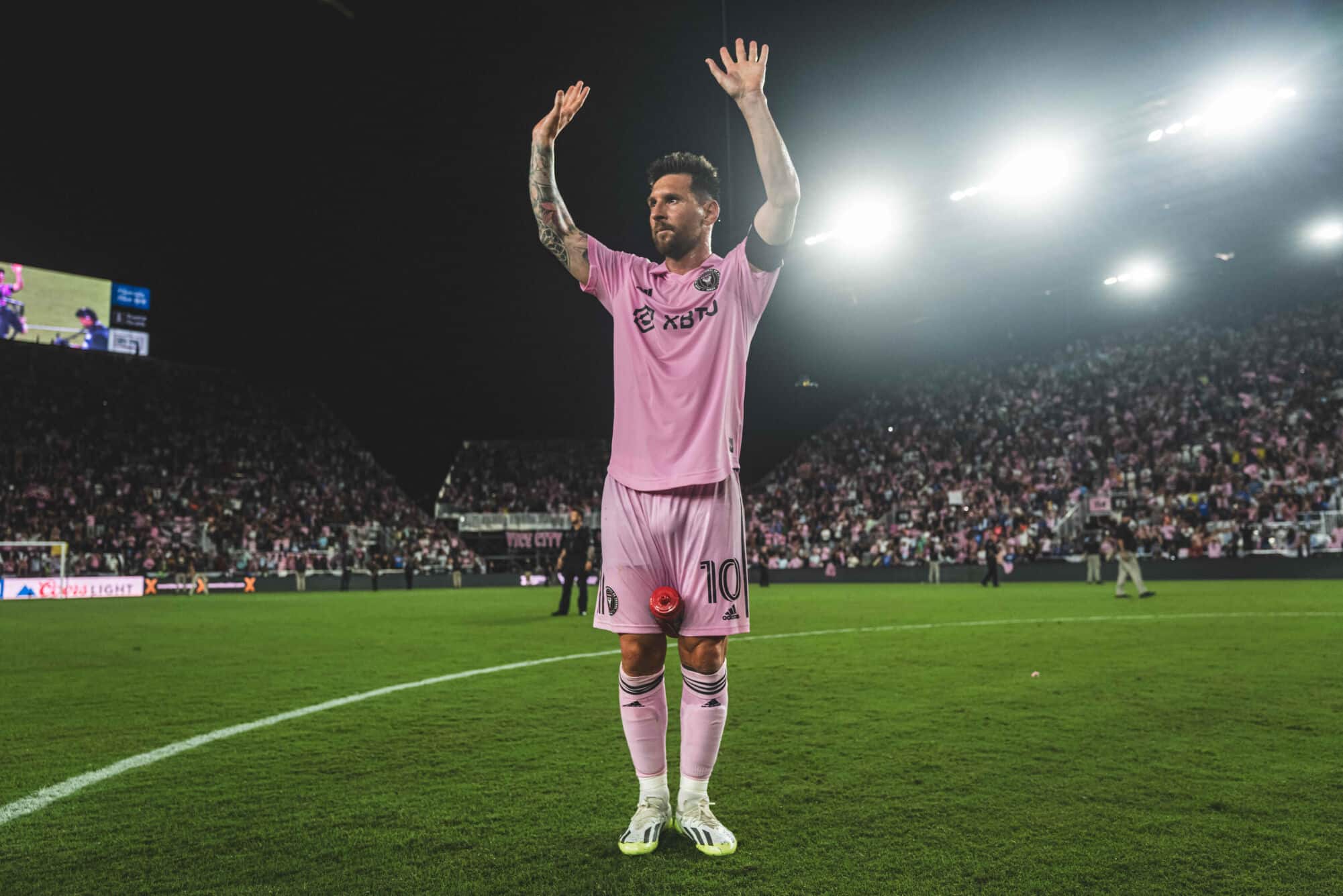 Messi em sua estreia pelo Inter Miami (Foto: Icon Sport)