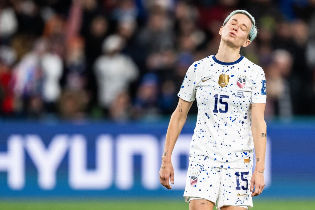 Megan Rapinoe encerra 6ª e última Copa sem recorde e com pênalti perdido