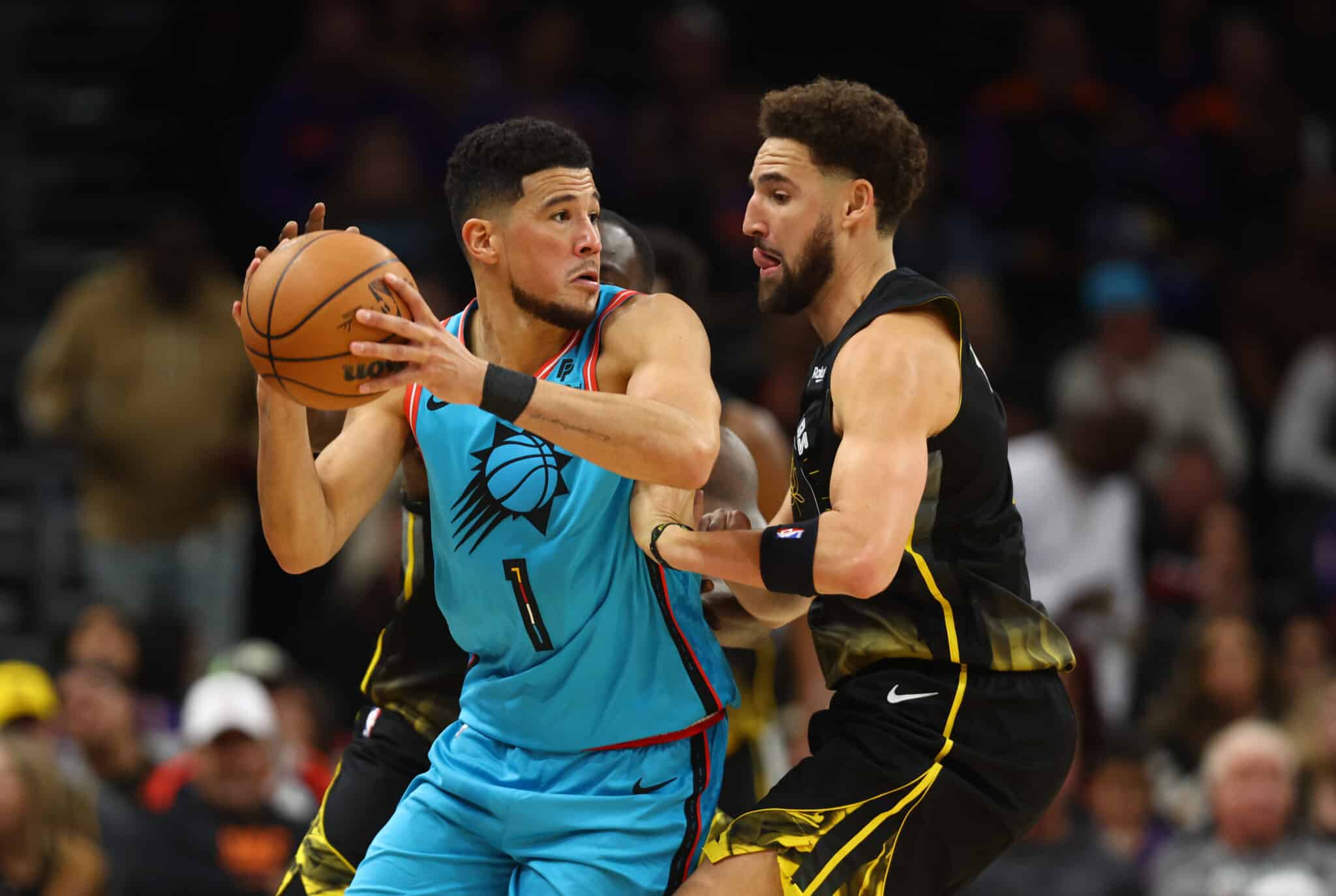 Klay Thompson explica treta com Devin Booker: ‘Estava acabando comigo’