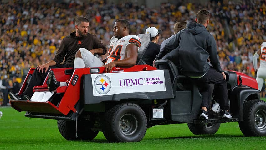 NFL: Nick Chubb será submetido a cirurgia após grave lesão e está fora da temporada