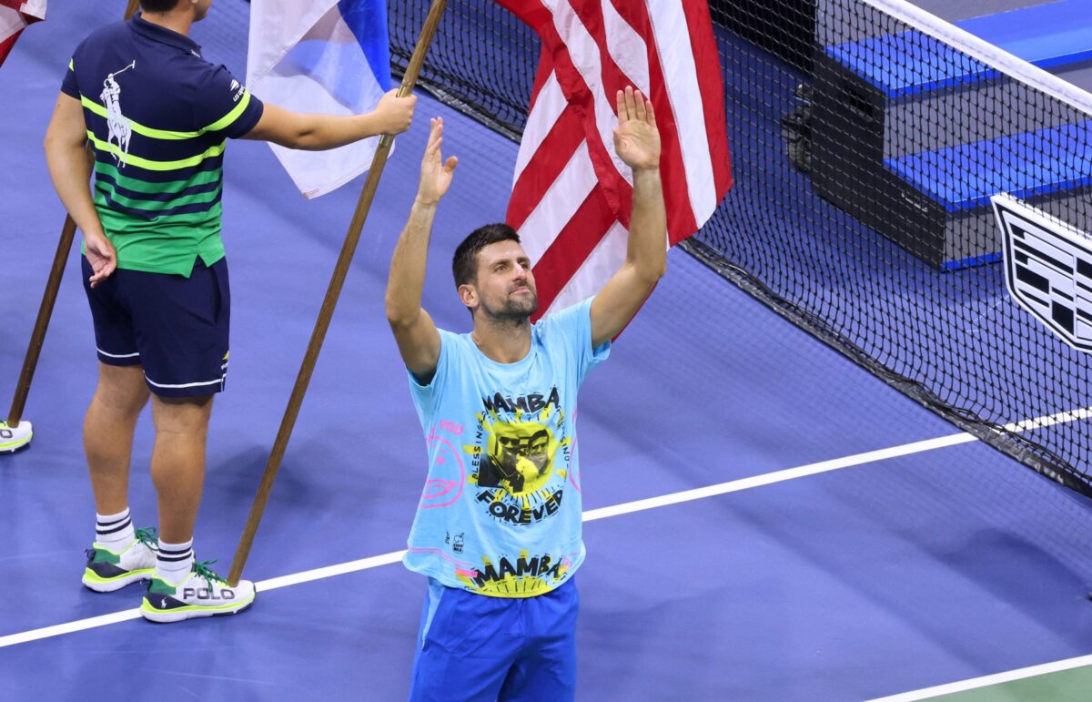 Após conquistar US Open, Djokovic presta homenagem a Kobe Bryant