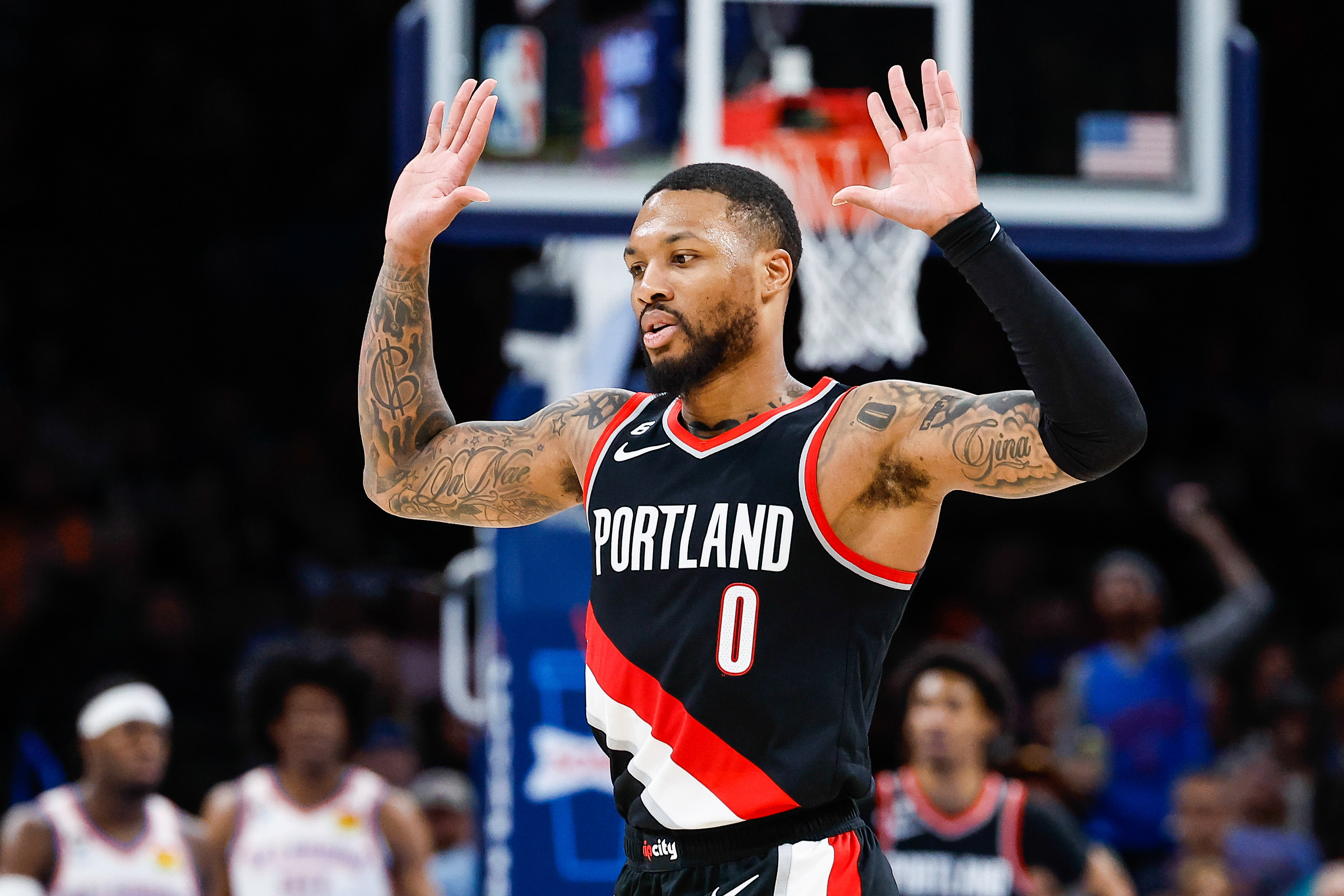 Blazers fazem homenagem emocionante em adeus a Damian Lillard