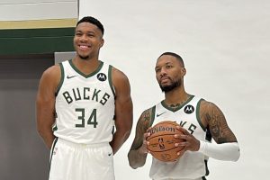 NBA: Giannis enterra possibilidade de sair dos Bucks após chegada de Lillard