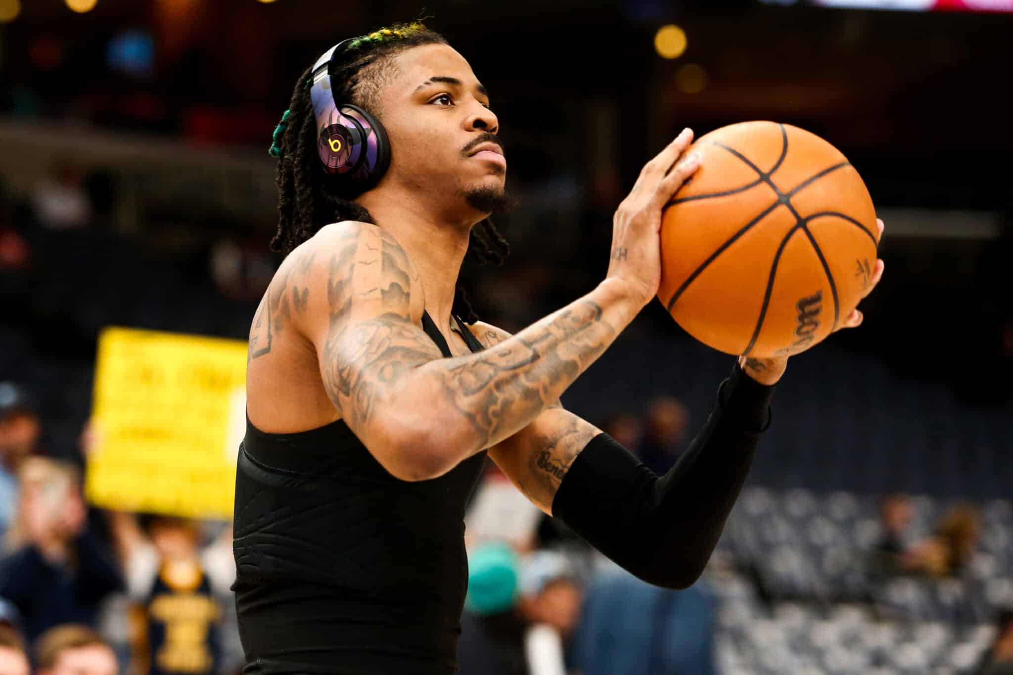 NBA: Ja Morant aparece em treino dos Grizzlies em meio à suspensão
