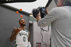 NBA: Ala do Toronto, OG Anunoby faz pegadinha com Damian Lillard e deixa armador assustado