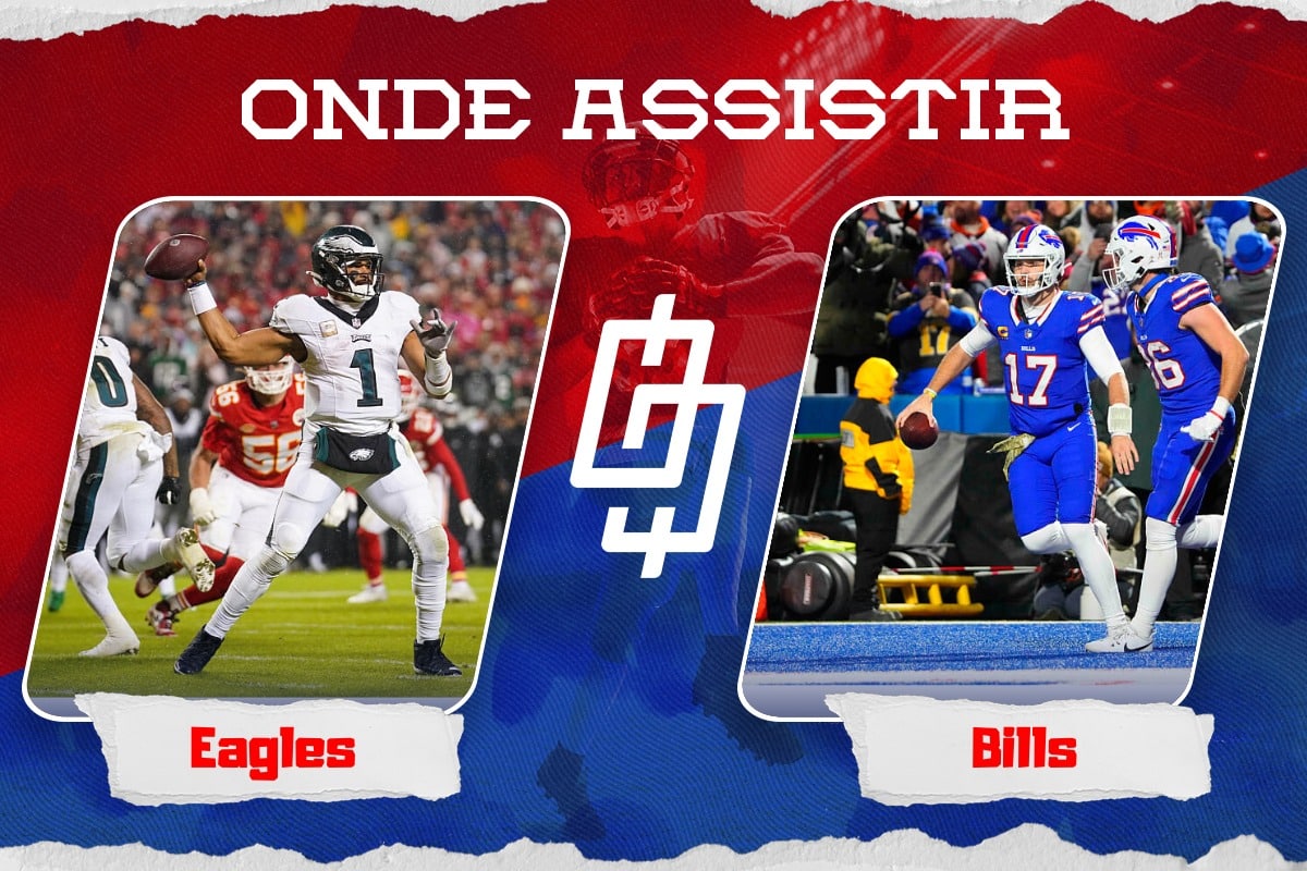 Philadelphia Eagles x Buffalo Bills – Onde assistir e horário – Semana 12 NFL – 26/11/2023