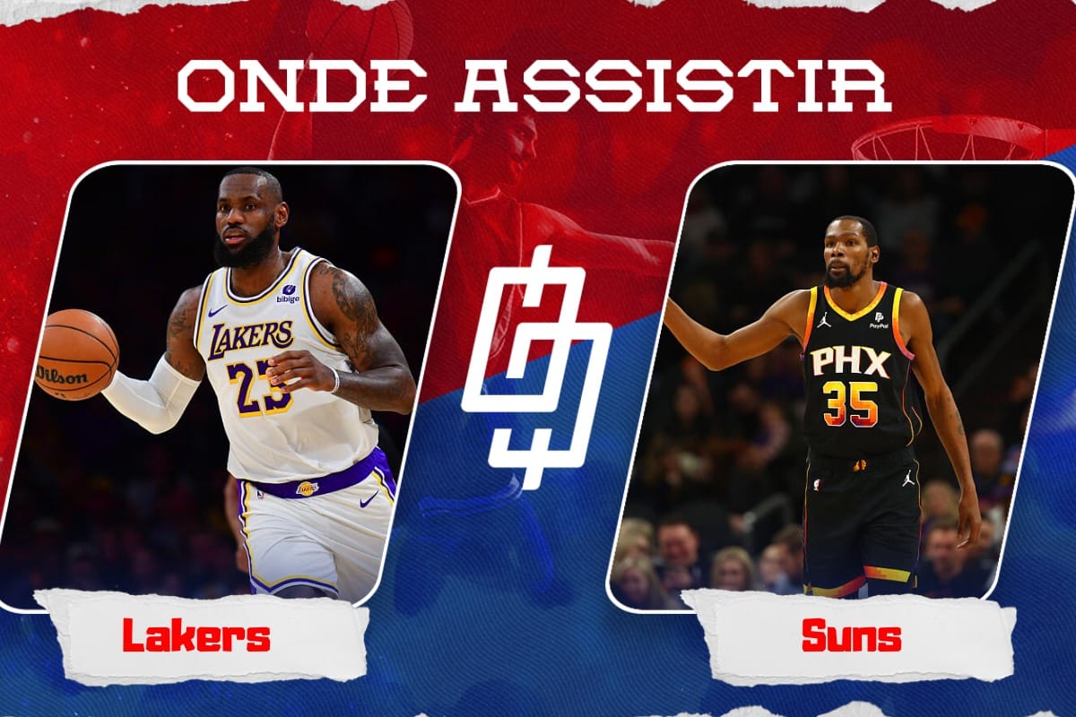 Los Angeles Lakers x Phoenix Suns &ndash; Onde assistir, hor&aacute;rio, e quintetos &ndash; Quartas de final Copa NBA &ndash; 05/12/2023