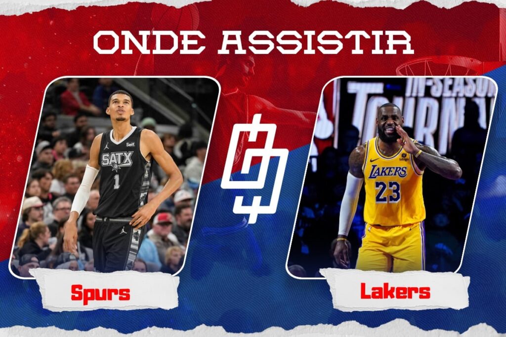 San Antonio Spurs x Los Angeles Lakers – Onde assistir, horário, e quintetos – NBA – 13/12/2023