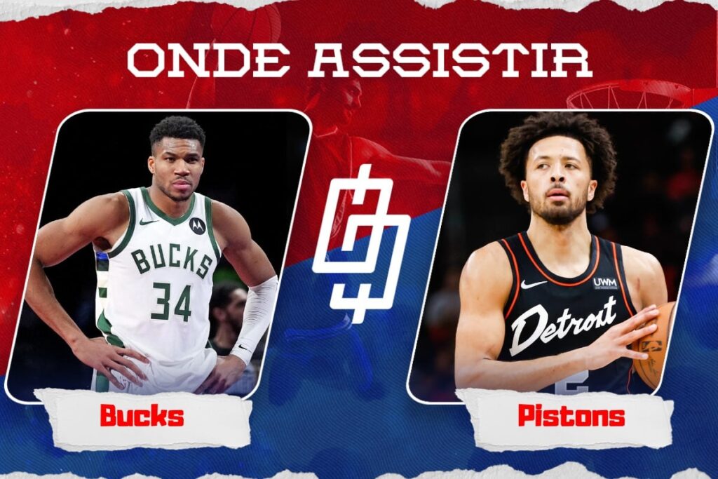 Milwaukee Bucks x Detroit Pistons – Onde assistir, horário, e quintetos – NBA – 16/12/2023
