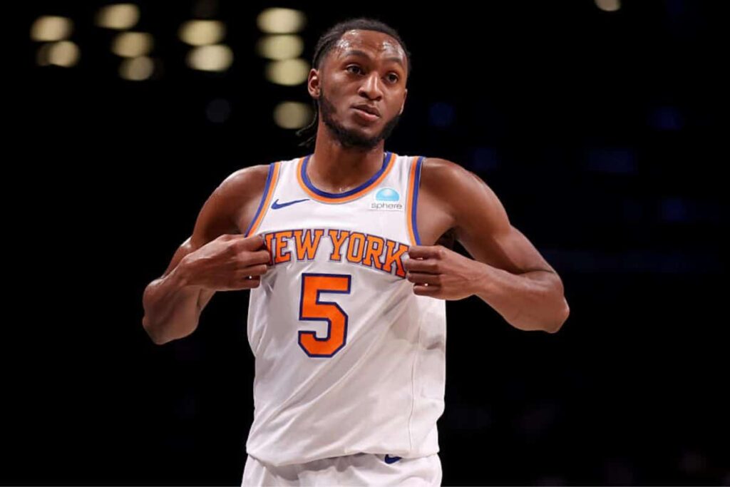 NBA: Quickley reage ap&oacute;s ser trocado por OG Anunoby pelos Knicks