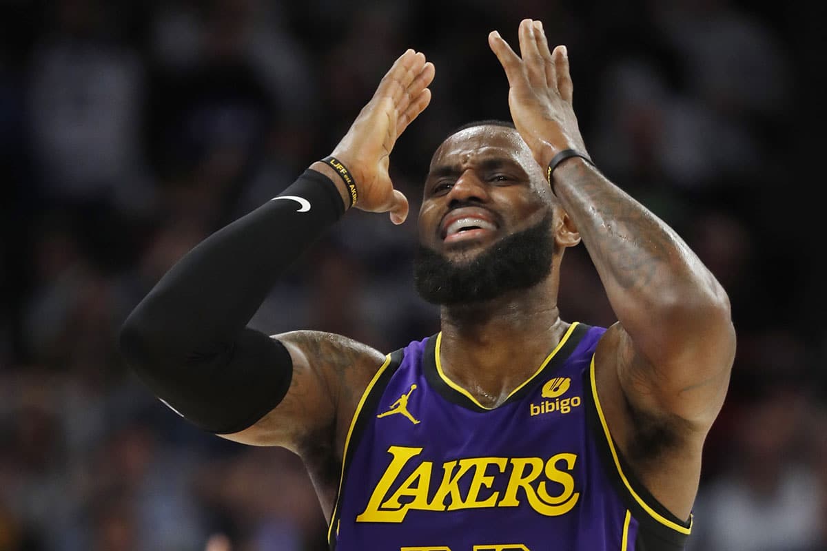 ‘Stevie Wonder conseguiria ver…’, dispara LeBron em lance polêmico na derrota dos Lakers