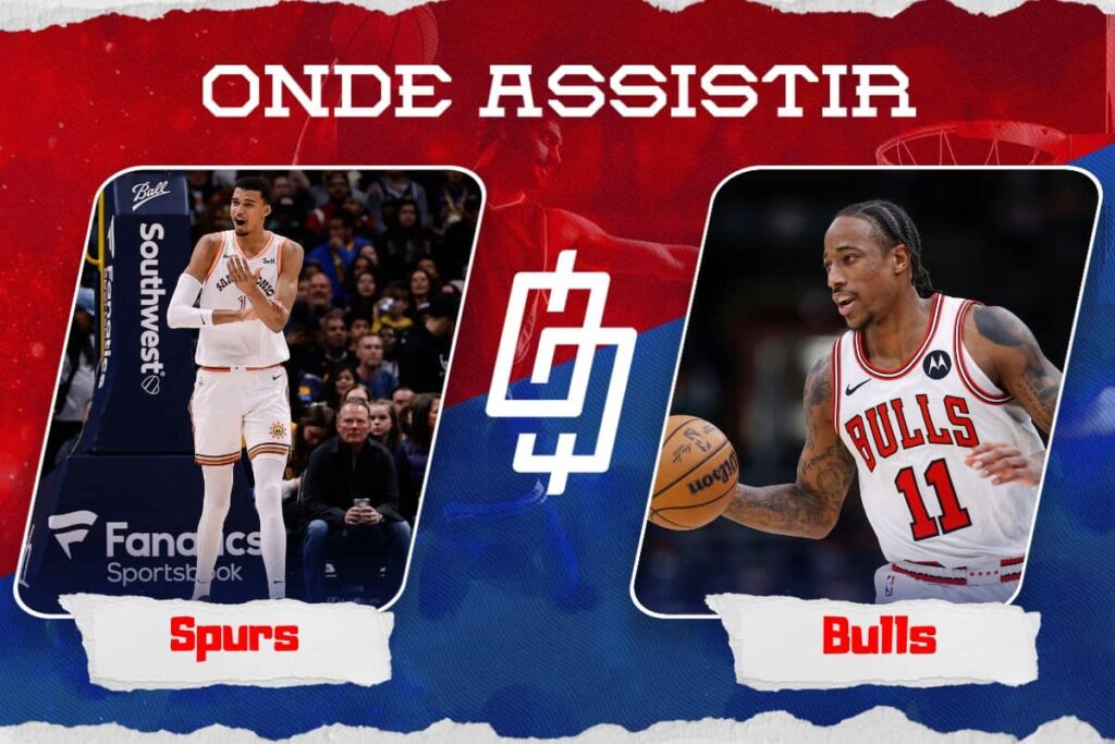 San Antonio Spurs x Chicago Bulls – Onde assistir, horário, e quintetos – NBA – 08/12/2023