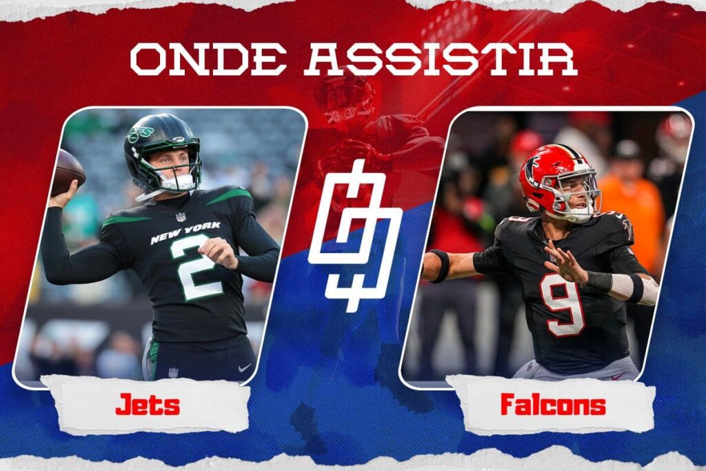 New York Jets x Atlanta Falcons – Onde assistir e horário – Semana 13 NFL – 03/12/2023