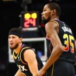 NBA: Devin Booker reclama de lance polêmico, mas Kevin Durant assume culpa