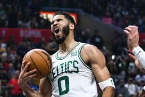 NBA: Em Los Angeles, Celtics humilham Clippers na frente de Vini Jr.