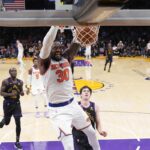 NBA: Knicks vencem LA Lakers em &lsquo;ponto fraco&rsquo; da franquia