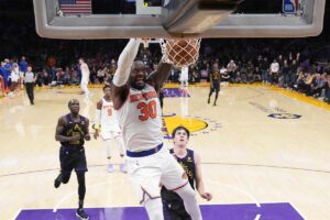 NBA: Knicks vencem LA Lakers em ‘ponto fraco’ da franquia