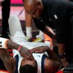 NBA: Kyrie Irving ‘quase’ sai de cadeira de rodas, mas Mavericks vencem os Blazers