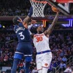 NBA: Julius Randle d&aacute; show e New York Knicks batem o Minnesota Timberwolves
