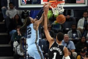 Com lance épico de Ja Morant contra Wembanyama, Grizzlies vencem Spurs