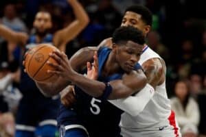NBA: Anthony Edwards comanda vitória dos Timberwolves sobre os Clippers