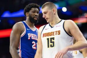 NBA: saiba o que Embiid falou para Jokic após vitória dos 76ers sobre Nuggets