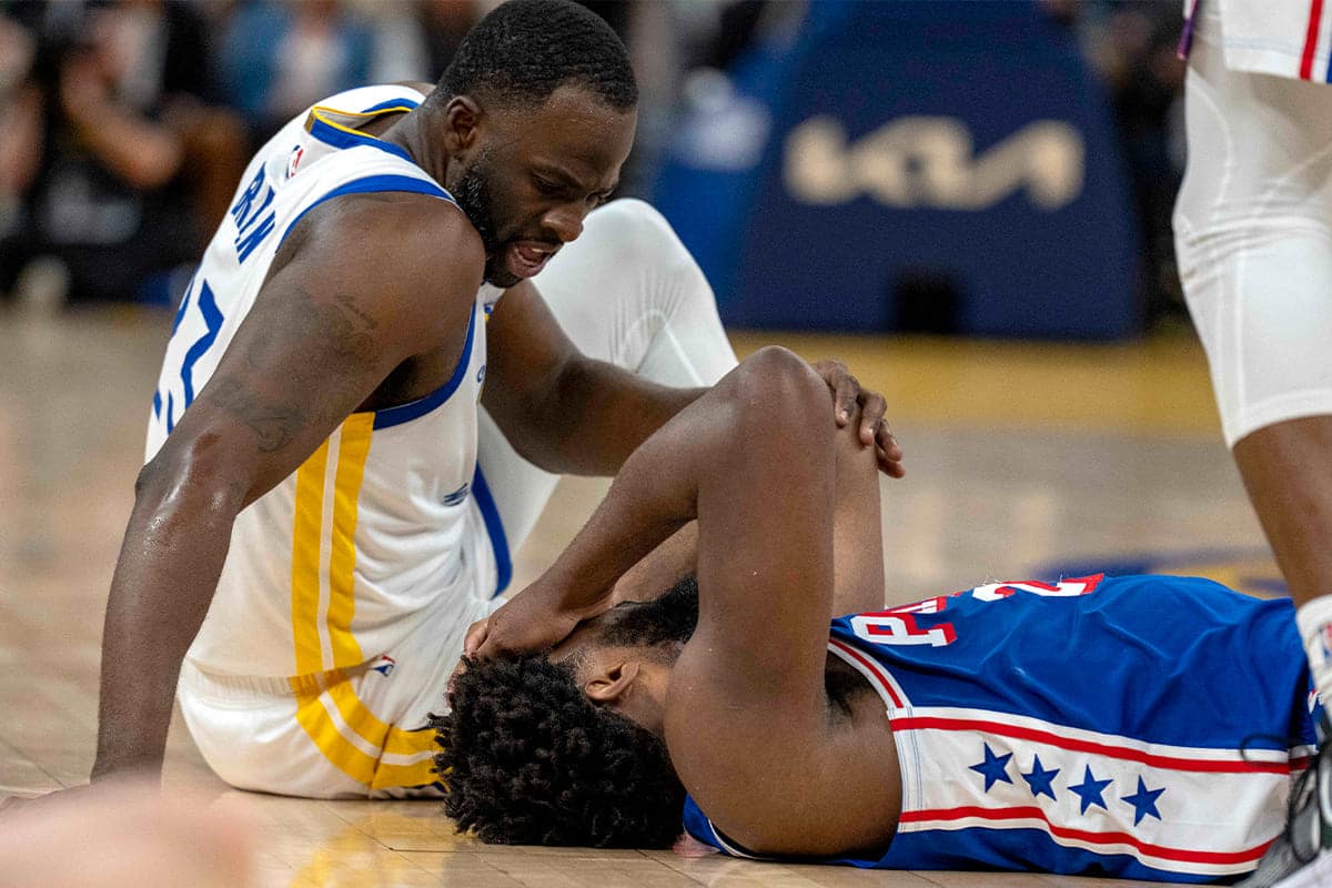 NBA: Warriors vencem 76ers e Embiid vira ‘dor de cabeça’ para os playoffs