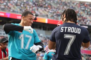 C.J. Stroud surge ‘apelão’, Jalen Hurts recria lance icônico dos Eagles e muita diversão: Saiba como foi o Pro Bowl 2024