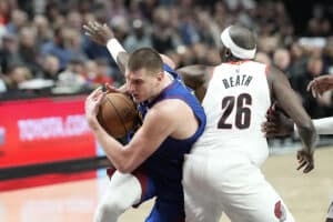 NBA: Jokic faz Nuggets funcionarem à perfeição contra Trail Blazzers