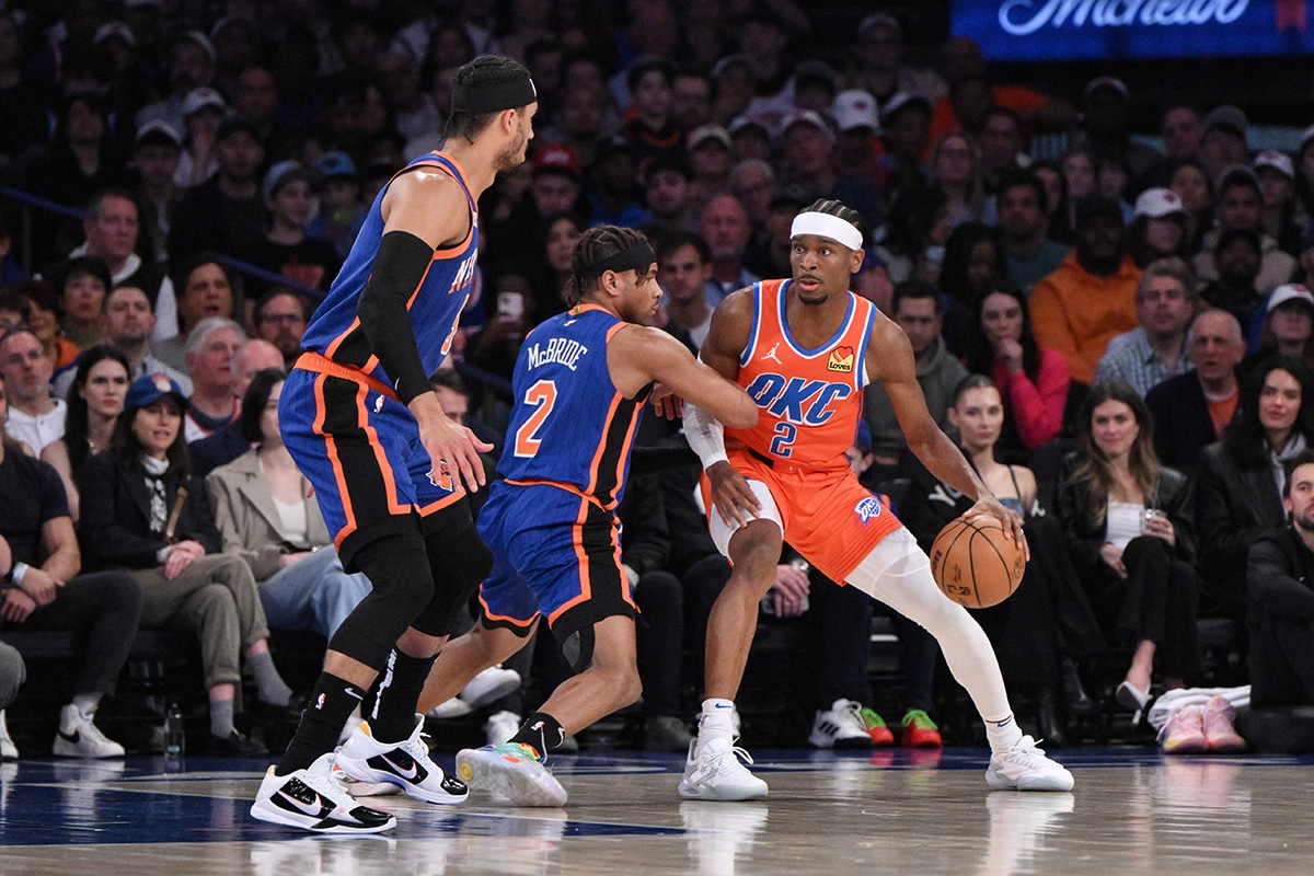 NBA: Thunder vira contra os Knicks, reassume liderança e carimba playoffs no Oeste