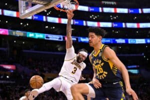 Anthony Davis brilha e garante vitória dos Lakers em jogaço contra os Pacers