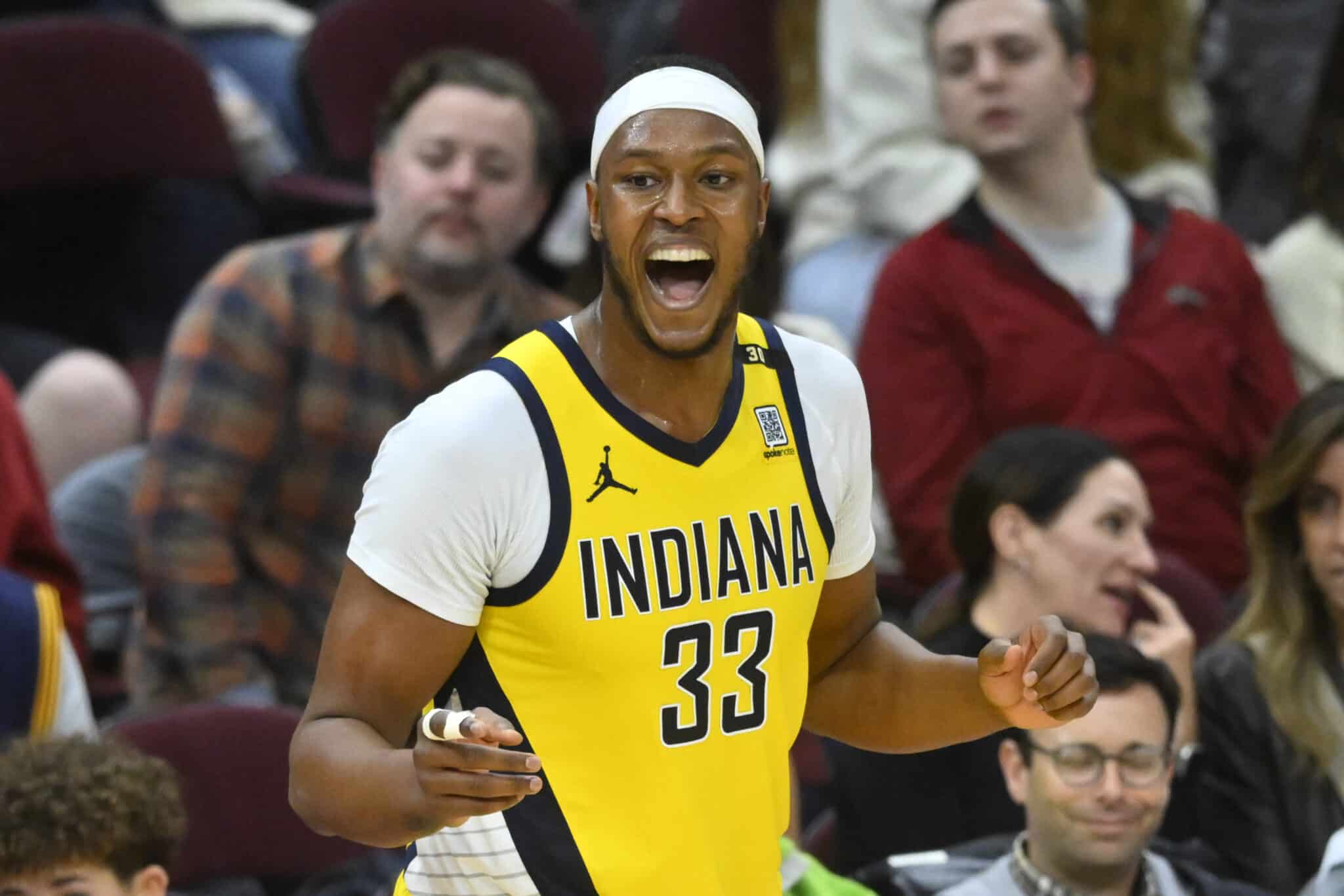 NBA: Myles Turner dita o ritmo da classificação dos Pacers contra os Hawks