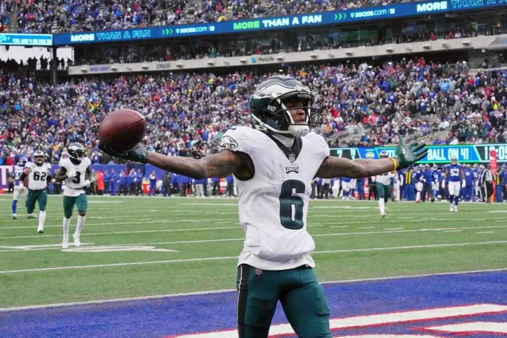 NFL: Wide receiver dos Eagles aceita renovação por US$ 75 milhões