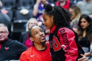 NBA: como a filha de DeRozan ‘ajudou’ o Chicago Bulls no play-in de 2023?