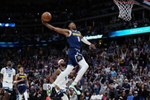 NBA: Nuggets assumem liderança do Oeste em festival de enterradas