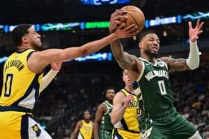 NBA Playoffs 2024: Pacers ‘roubam’ mando de quadra e vencem Bucks fora de casa