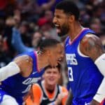 Paul George impressiona Westbrook em vit&oacute;ria dos Clippers: &lsquo;Est&aacute; em seu melhor&rsquo;