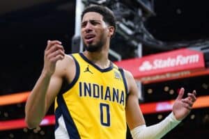 NBA Playoffs 2024: Astro dos Pacers sai do Jogo 2 com dores e preocupa para sequência