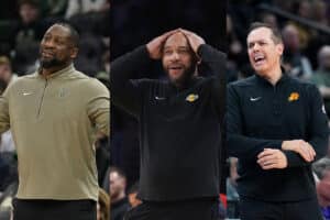 Dança dos técnicos em 2024 na NBA teve Lakers, Bucks, Nets, Hornets e Wizards