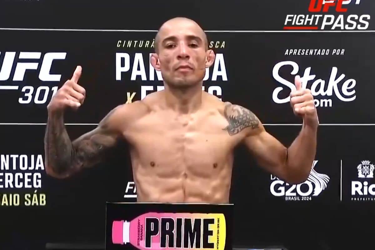 UFC 301: Jos&eacute; Aldo sofre, fica nu para bater o peso, e luta &eacute; confirmada