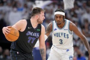 NBA Playoffs: McDaniels faz promessa contra Doncic para Jogo 3 de Wolves e Mavs